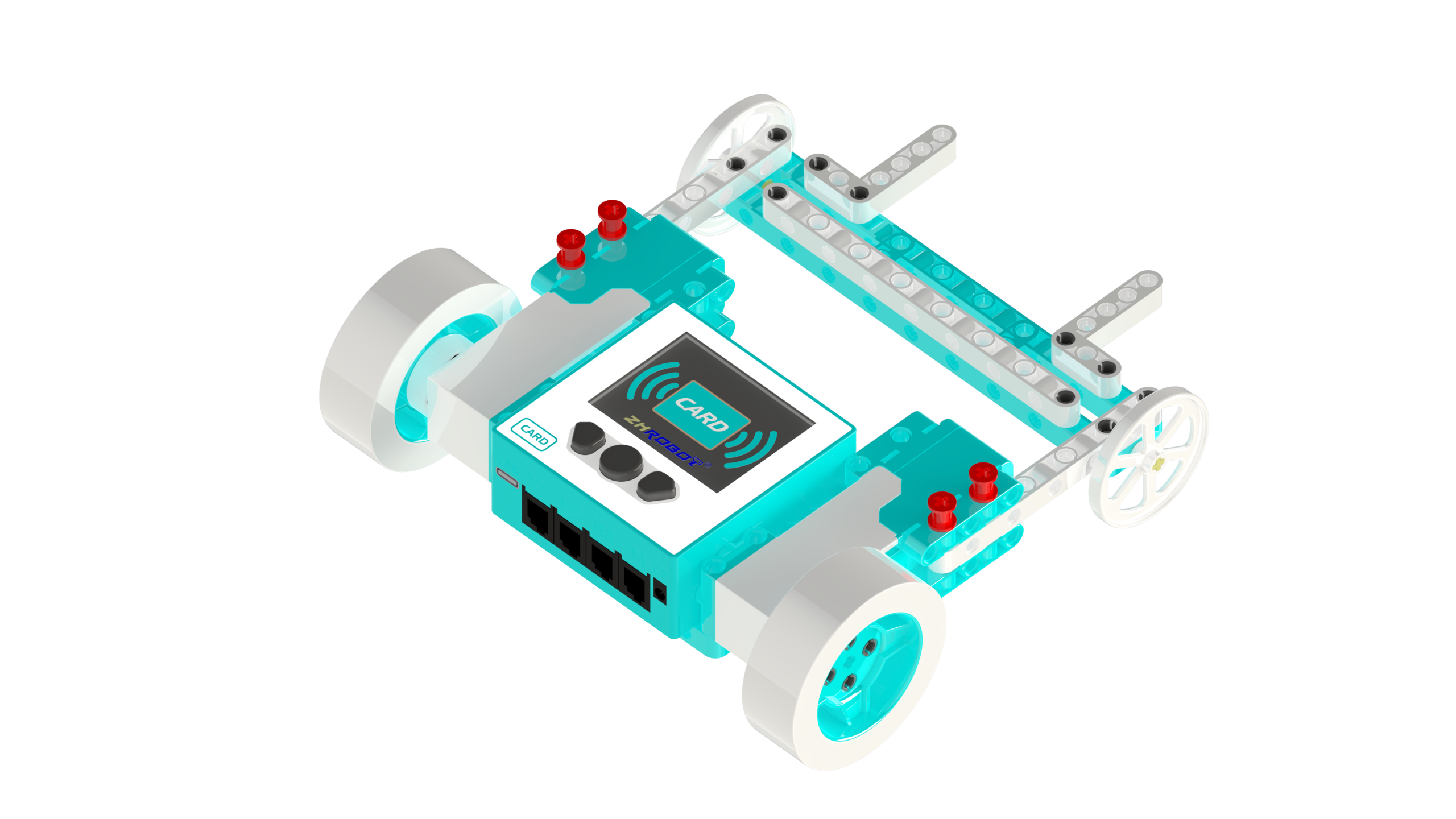 ZHROBOT ZH-RC-1521 卡片编程竞赛套装 - 图片 2