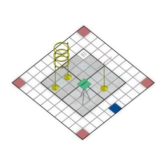 ZHROBOT D-2603-CD赛事C类可编程控制飞行器专用场地套装